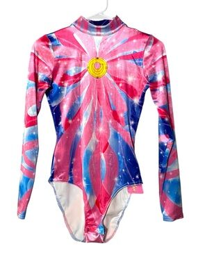Blackmilk Sailor Moon Bodysuit NWT Small Pink Ribbon Transformation Velvet